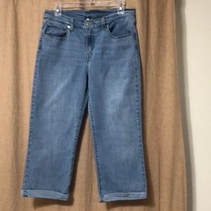 Levi’s Light Blue Denim Capris Size 30